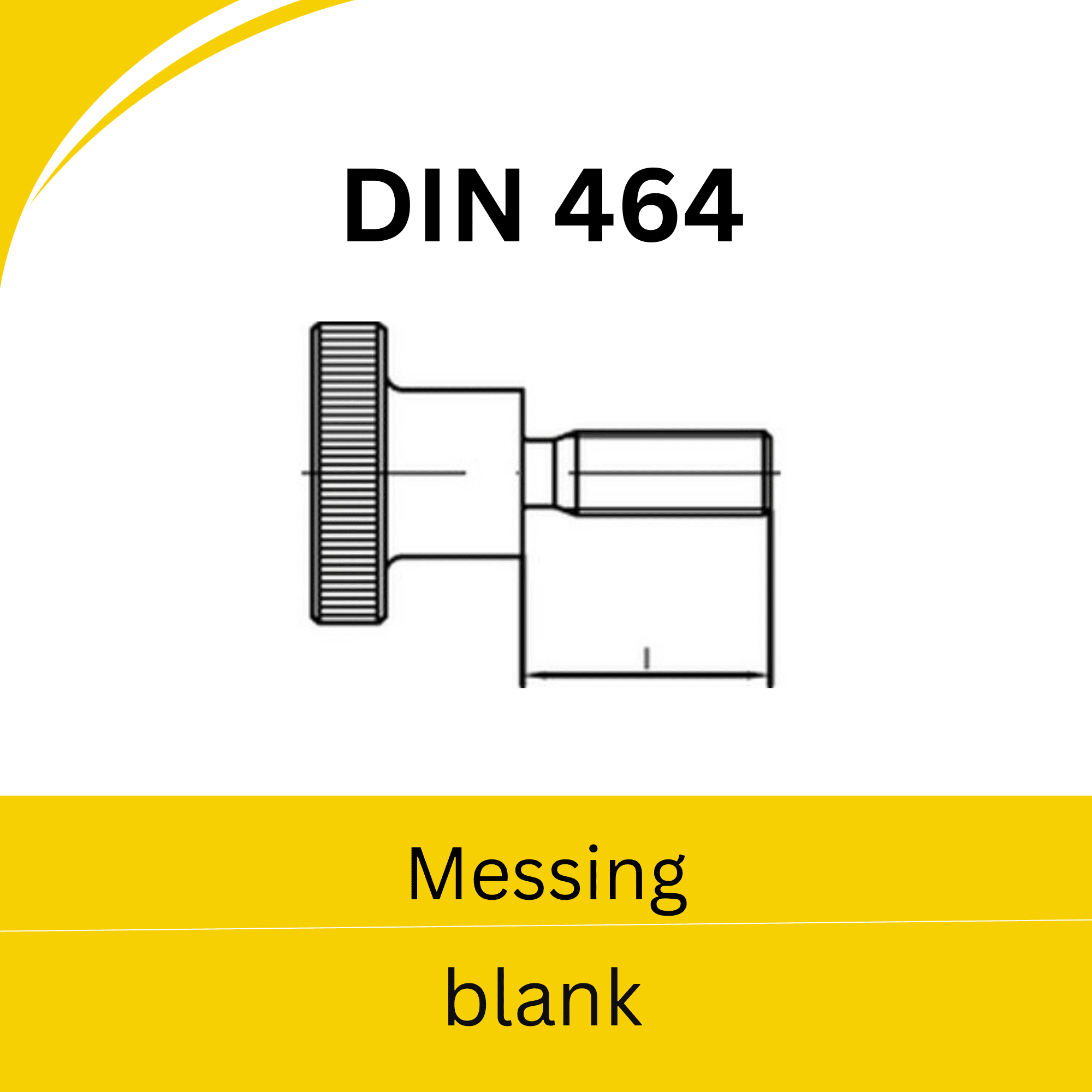 Bild für Kategorie ➤ Kategorie: DIN 464 Messing (blank)